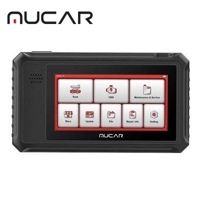 Mucar Vo6 Full Systems Auto OBD2 Scanner Action Test ECU Coding Code Reader 28 Resets Lifetime Free Update Car Diagnostic Tools