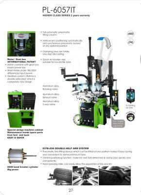 Puli New Full Automatic Tilting Tyre Changer CE Price Pl-6057it Auto Maintenance Repair Equipment on Sale