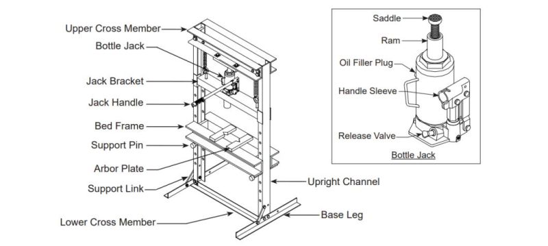 Popular Press Equipment for Remove or Install of Gears