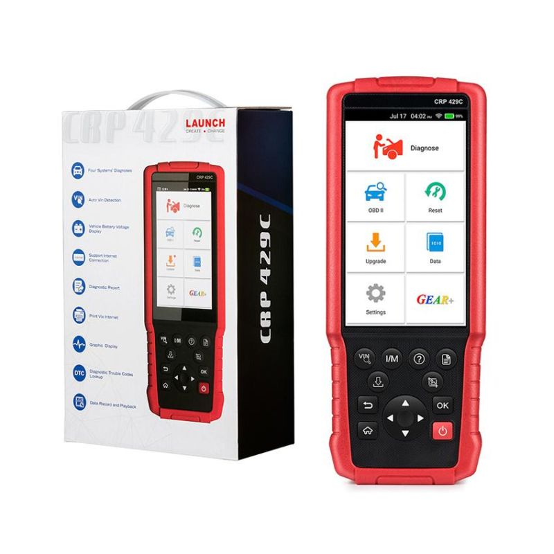 Launch Crp 429 Auto Diagnostic Tool OBD2 Tools for Engine/ABS/Airbag/at +11 Service Free Update