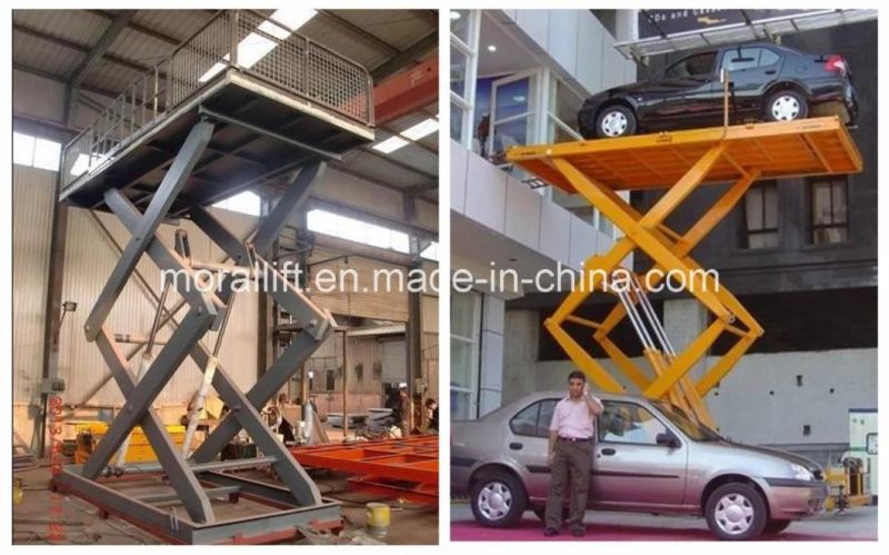 Scissor Type Garage Car Lift with Hydraulic Driven