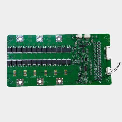 Tempereture Switch Battery Protection BMS Board 15s 100A LiFePO4 Battery BMS with Balance