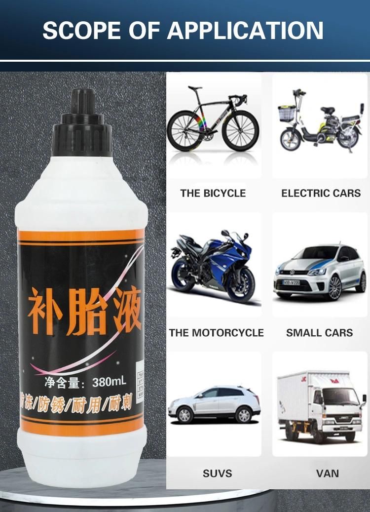 Liquid Tyre Sealant Fixed Tire Puncture for Emergency Usage