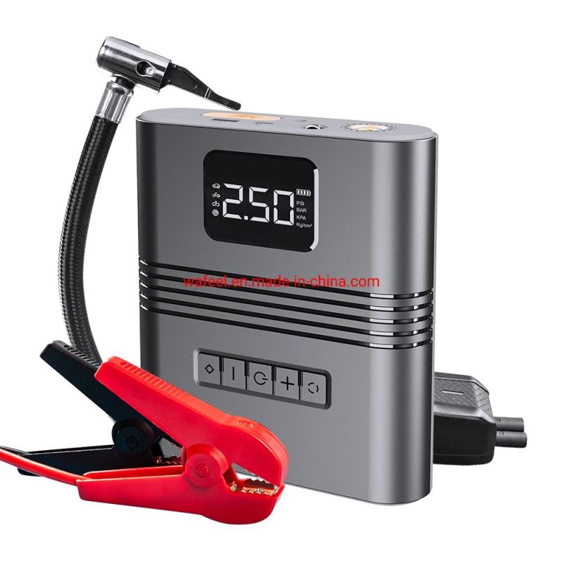 Portable Car Air Compressor Digital Jump Starter Automatic 150psi Ball Bike Motorbike Pump Car Tyre Inflator