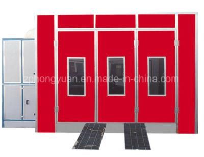 CE Certificated Car Spray Paint Booth for Sale with Diesel Burner