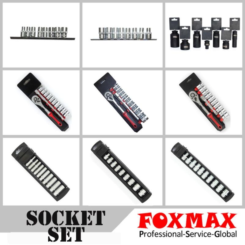 Handtools Professional 1/4"&3/8"&1/2"Dr. 121PCS Socket Set (FST-66)