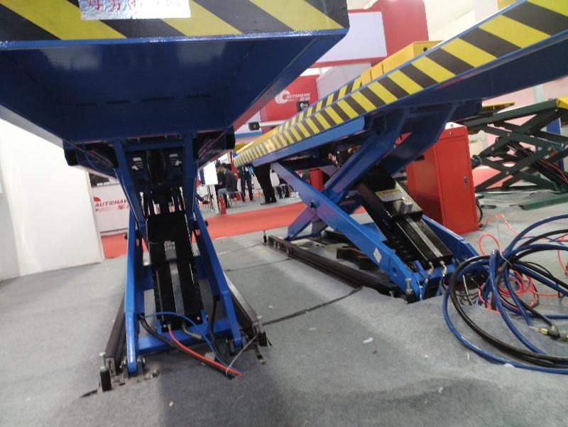 Big Shear Under-Ground Alignment Scissor Lift Use for Car Lifting in Auto Repair Shop