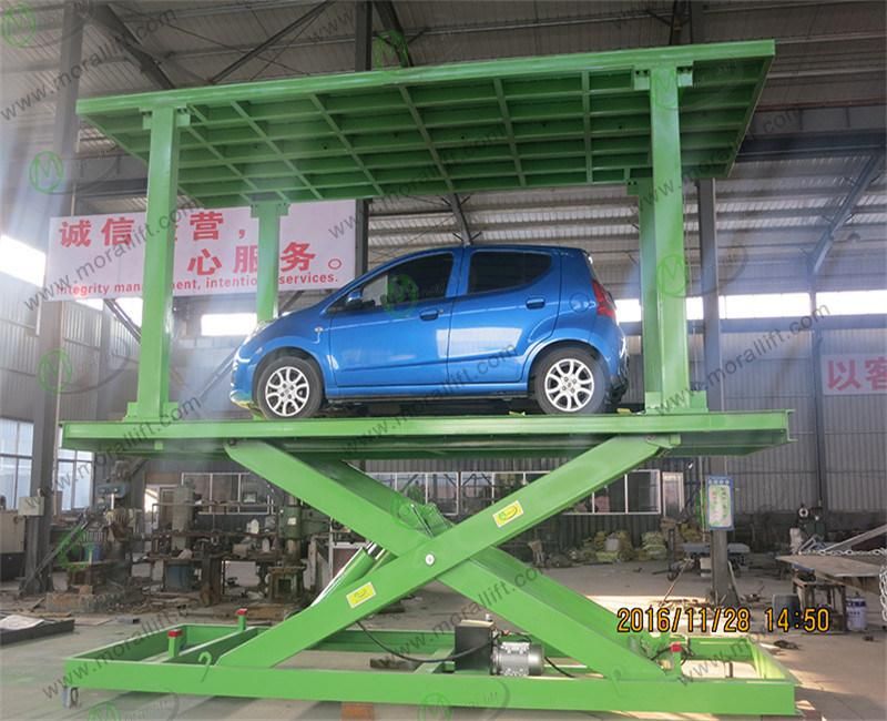 Scissor Type Car Platform with Double Deck