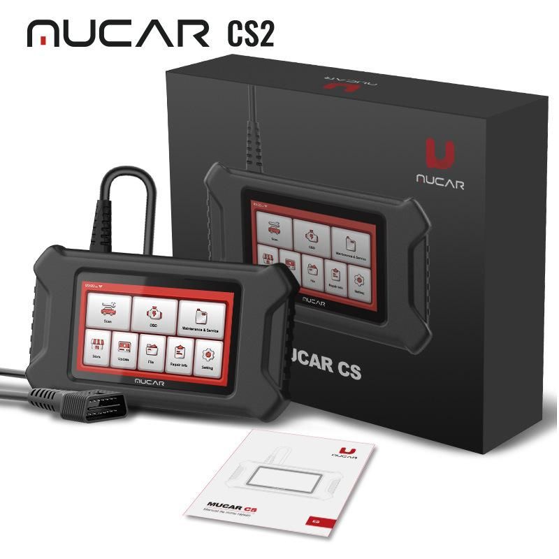 Mucar CS2 Professional Auto OBD2 Scanner Abssrs System Lifetime Free Update Oilepb Reset Service All Car Brand Diagnostic Tool