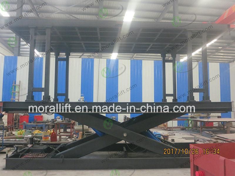 CE certificated hydraulic double deck car lift