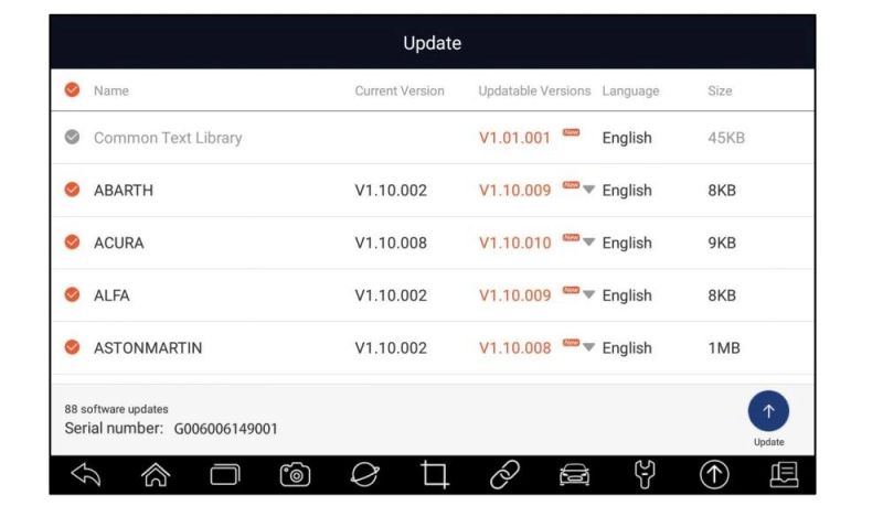 Foxwell Gt60 Android Tablet Full System Scanner Support 19+ Special Functions Oil/Epb/Reset/DPF/BMS/Injector/Coding Update Version of Gt80