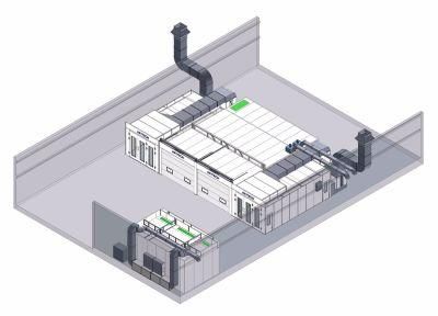 Infitech Industrial Spray Booth Drying Oven Paint Cabin Paint Booths