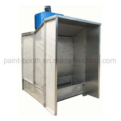 Infitech Cross Draft Open Face Industrial Furniture Water Curtain / Water Filter Spray Paint Booth