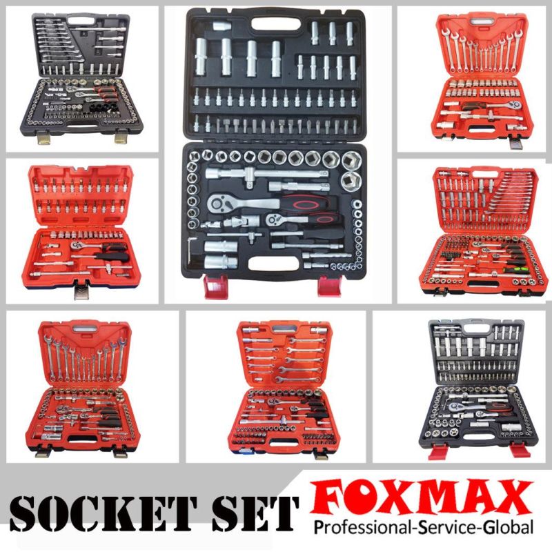 Handtools Professional 1/4"&3/8"&1/2"Dr. 216PCS Socket Set (FST-61)