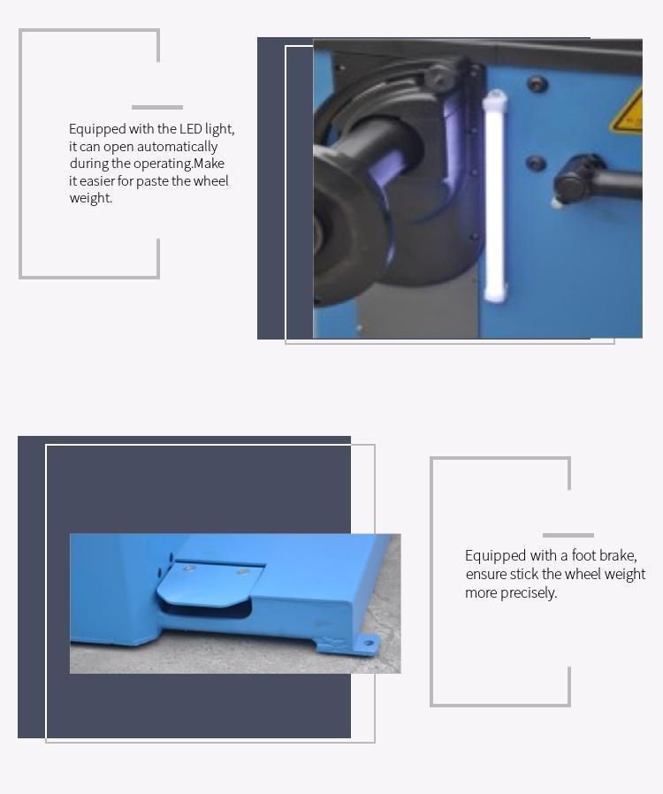 2021 New Automatic Wheel Balancer Garge Equipment with LCD Display Price