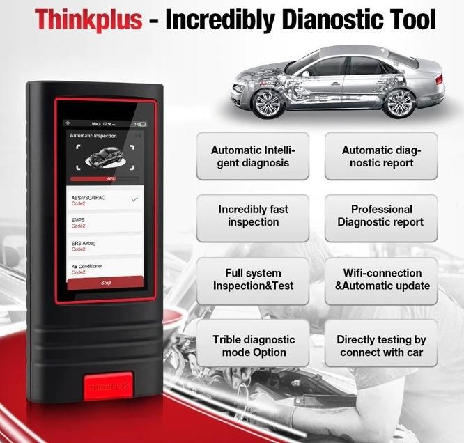Thinkcar Thinkplus Intelligent Car Vehicle Diagnosis Automatically Uploaded Professional Report Easy Auto Full System Check