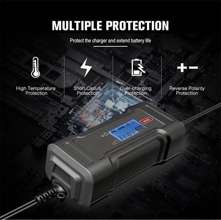 High Quality Intelligent Automatic 12V 4AMP Car Battery Charge Charger