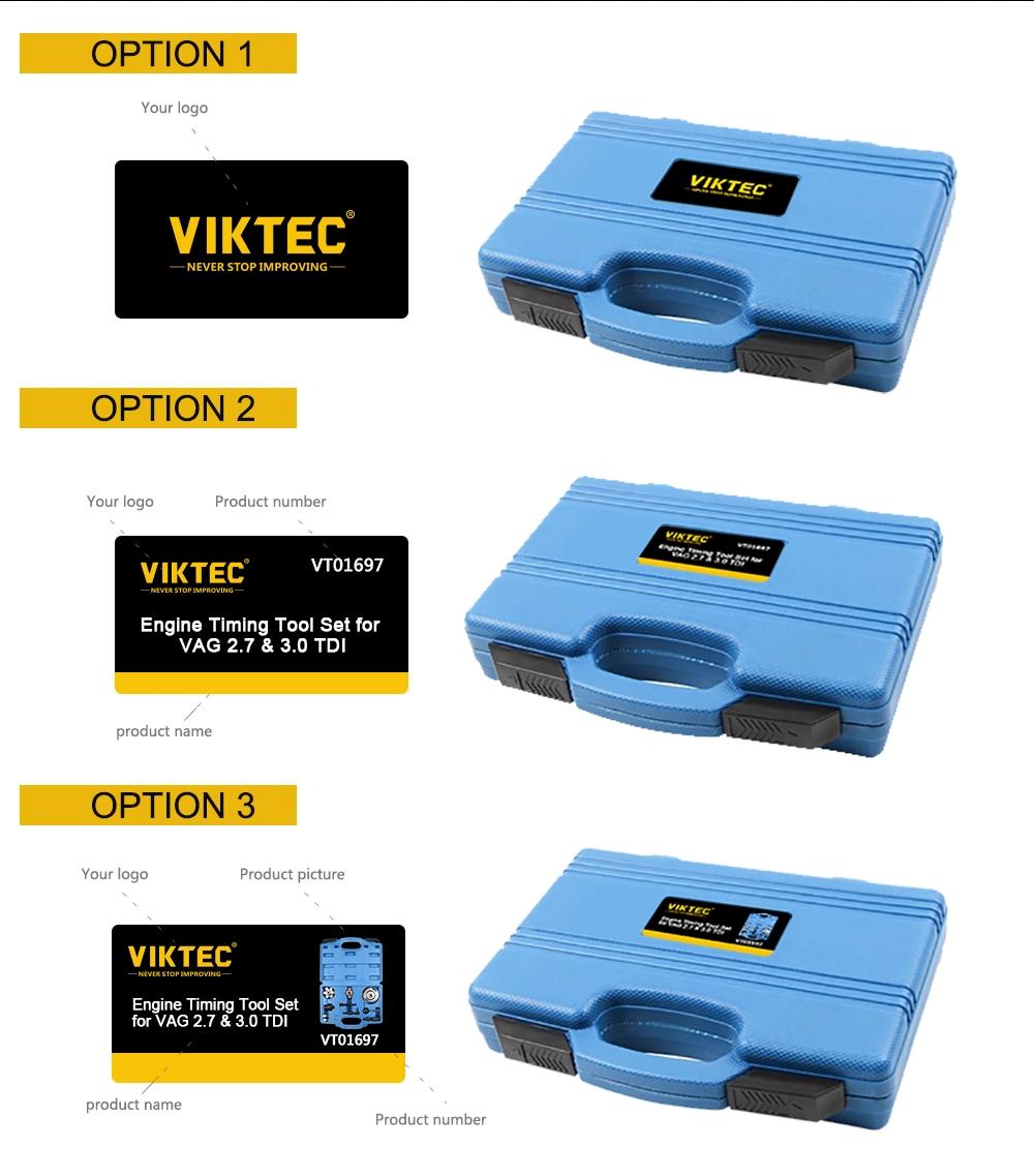 Viktec 22PCS Heavy Duty Disc Brake Piston Caliper Compressor Rewind Tool Set and Wind Back Tool Kit Automotive Tools