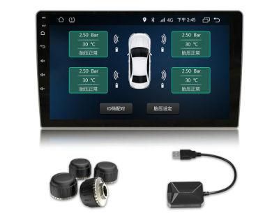 Car Android Navigation USB Tire Pressure Sensor TPMS System