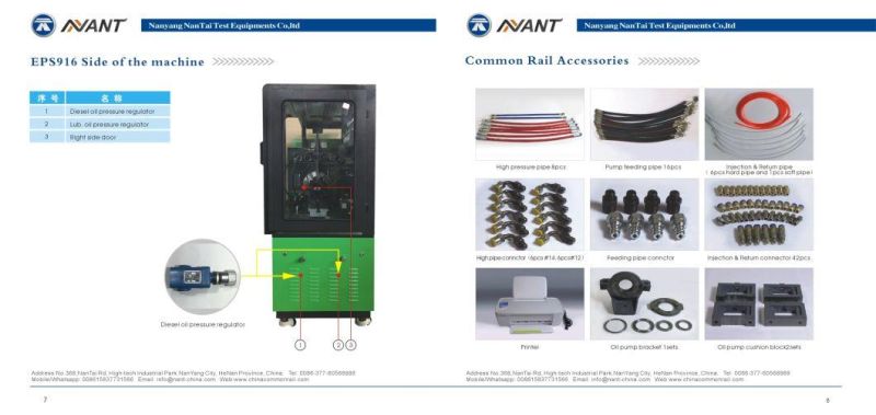 Common Rail Injector Coding Machine Diesel Fuel Injection Pump Test Bench