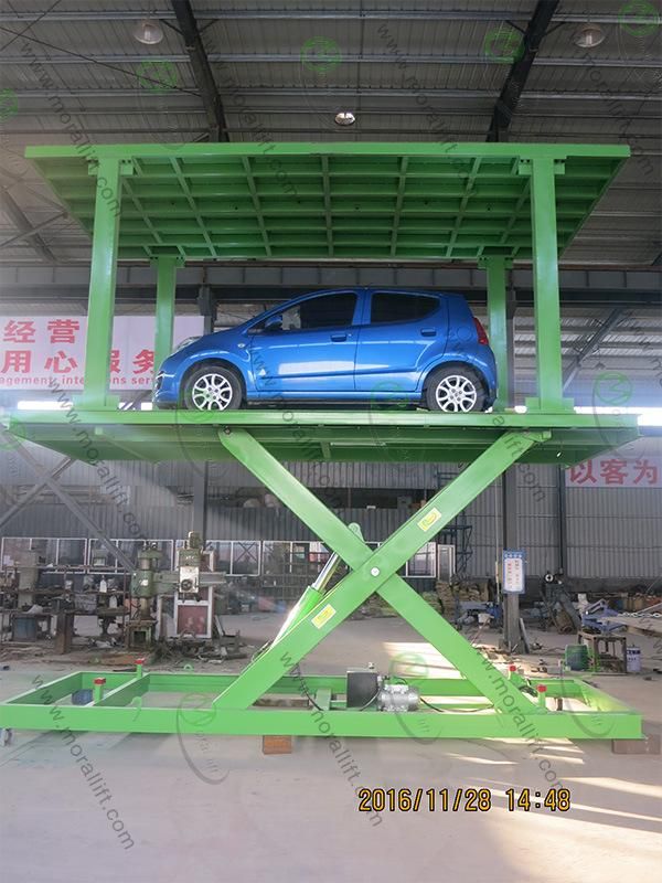 Underground Basement Automatic Scissor Car Parking Lift