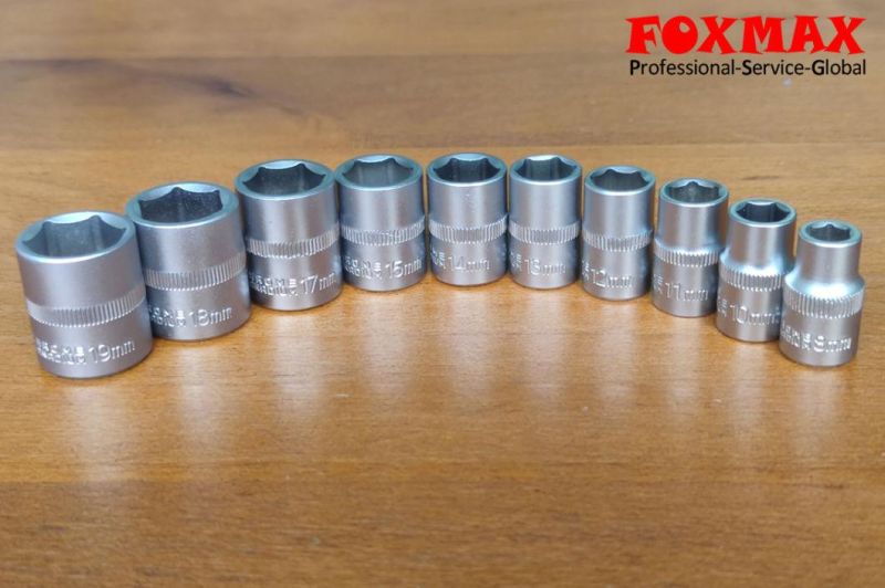 Perfect 3/8′′ 10PCS CRV Metal Socket Set (FST-46)