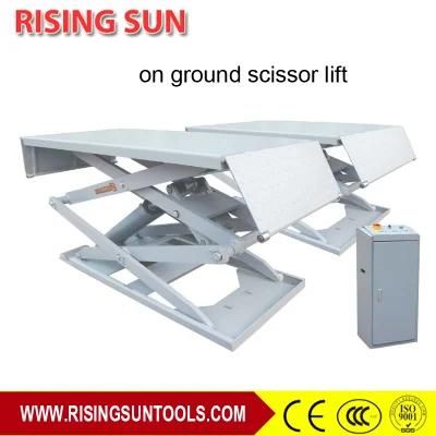 Full Rise Scissor Design 4 Cylinder Surface Mounted Garage Car Lift