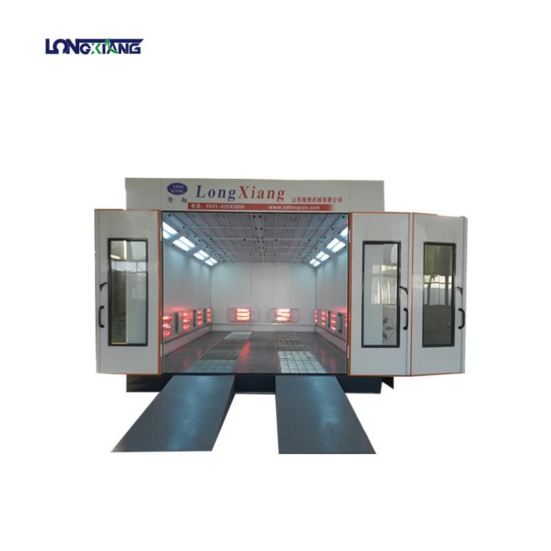 China Longxiang Brand Economic Car Spray Painting Room with Infrared Light Heating