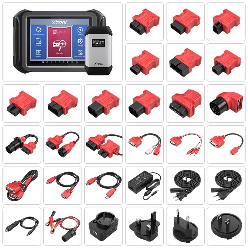 Xtool D9 OBD2 All System Bidirectional Scan Diagnostic Tools with 30+Special Functions ECU Coding Support Doip Can Fd Protocol