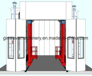 Big Spray Booth with Three-Dimensional Platform