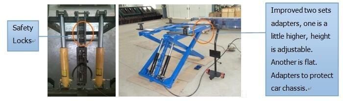 2800kg Hydraulic Car Lifting with Ce Certification and Cheap Price