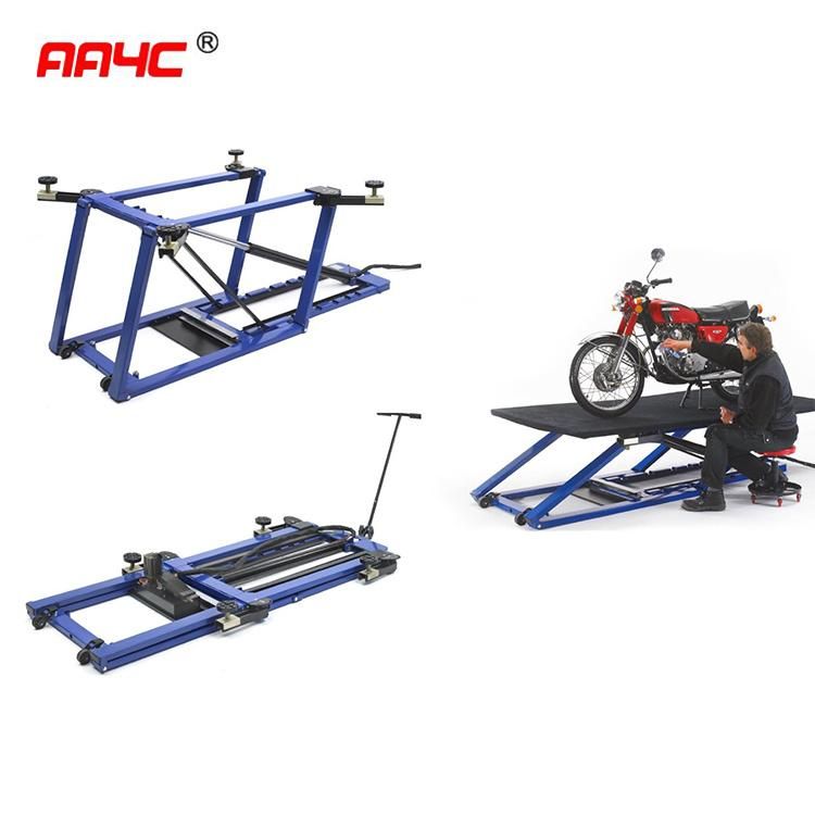 AA4c Mini Tilting Car Lift Simple Vehicle Lift 2.5t 1m High Auto Lift Tire Changing Lift Tilting Lift