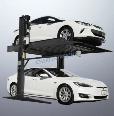 High Quality 2 Post Car Lift Stacker Parking System