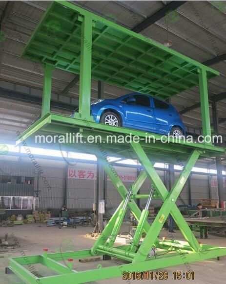 Scissor Type Underground Parking Car Lift