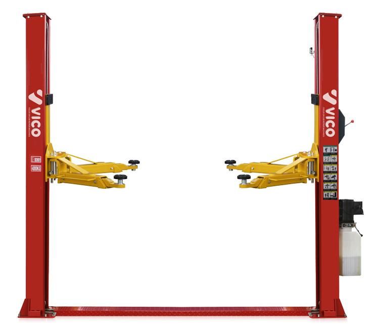 Vico 4t One Side Manual Release Hydraulic Two Post Car Hoist Lift Auto Body Lifting