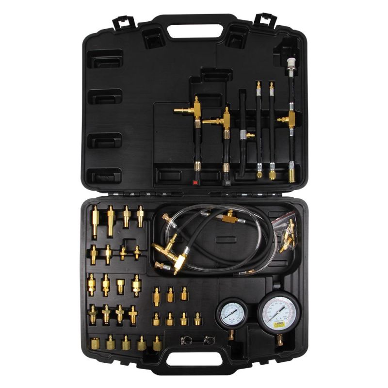 Viktec Master Automotive Tool Kit 41PCS Engine Fuel Injection Pressure Test Gauge Set