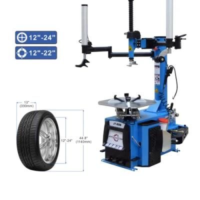 Tire Mounting Tire Changer Blue Wheel Balancing Machine Combo