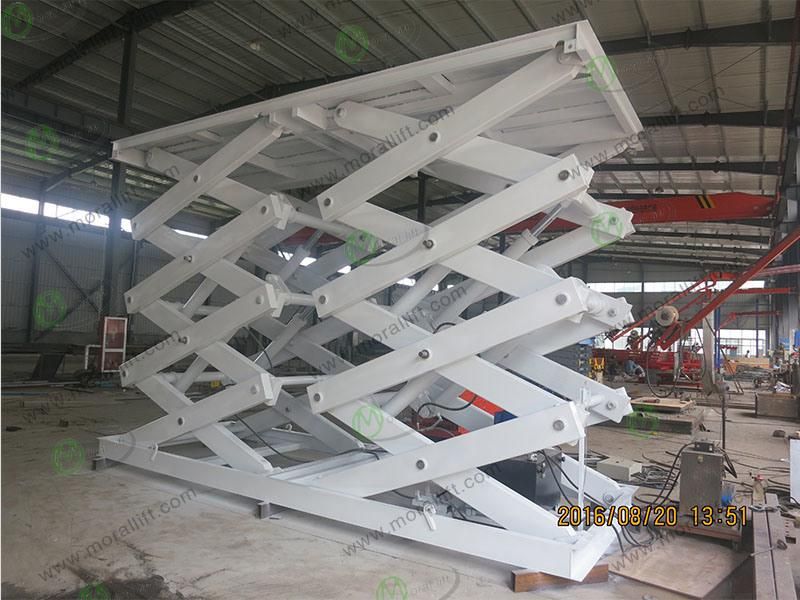 Hydraulic Scissor Type Undergrond Parking Car Lift