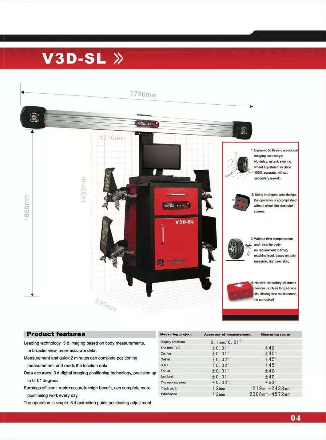 Using Dynamic Machine Vision Algorithm Technology Good Quality Multifunction Wheel Alignment Machine Price