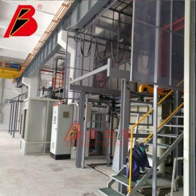 Automatic Liquid/Powder Coating Paint Spray Production Line for Car Accessory