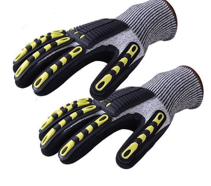 Anti Vibration Mechanic Safety Protective Work Glove for Car Construction Oil Proof Industry