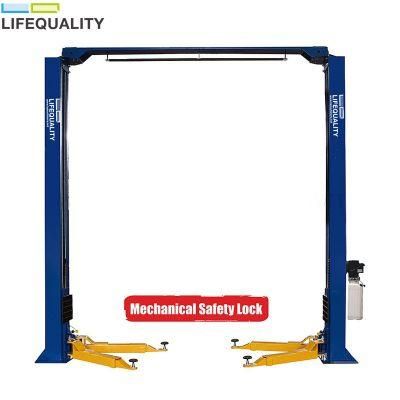9000lbs Two Post Clear Floor Car Lift Price for Sale