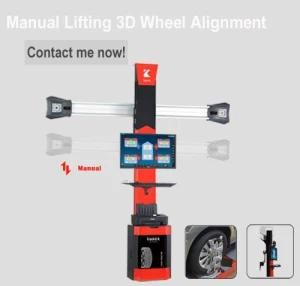 Lawrence 3D Wheel Aligner with Manual Lifting System Garage Equipment