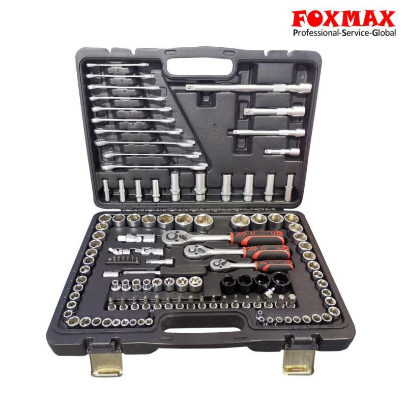 Handtool&Professional1/4"&3/8"&1/2"Dr. 120PCS CRV Socket Set (FST-65)