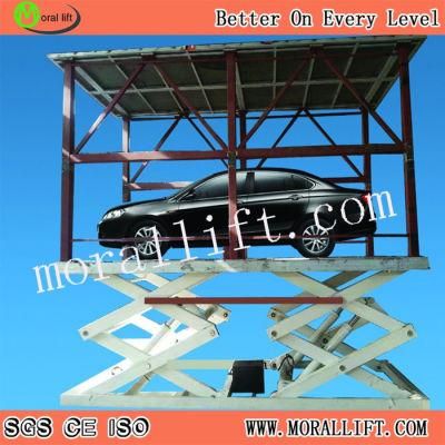 Double Deck Car Scissor Lift