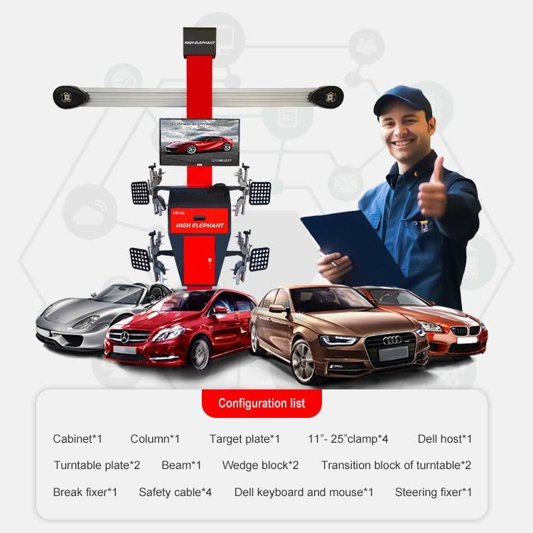 Wheel Alignment Wheel Balancer Automatic Tyre Wheel Balancer Alignment and Balancing Machine