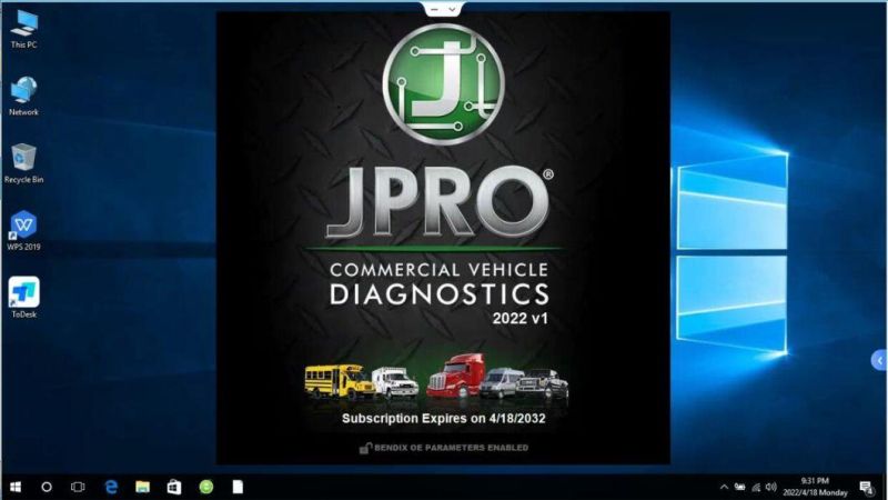 2022 V1 Jpro Commercial Vehicle Diagnostics Software