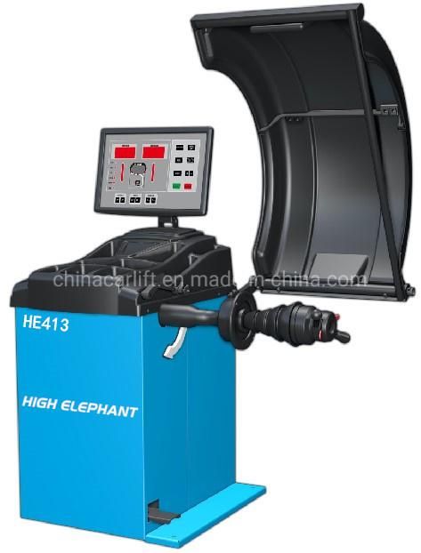 Professional Model Wheel Balancing Machine with Hood / Used Tire Balancer for Sale / Wheel Balancer Repair