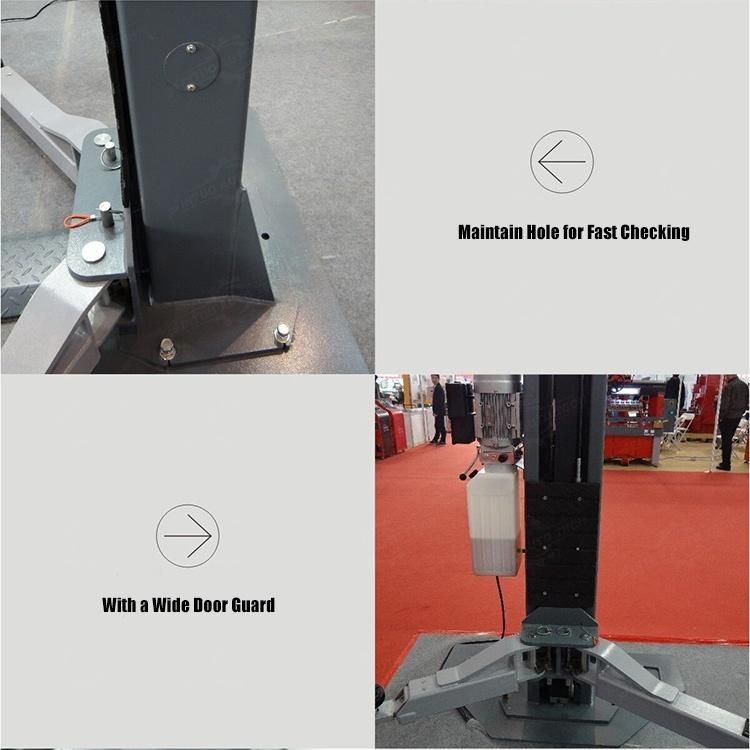 Manual Release Car Lift Hydraulic Two Post Car Lift for Sale