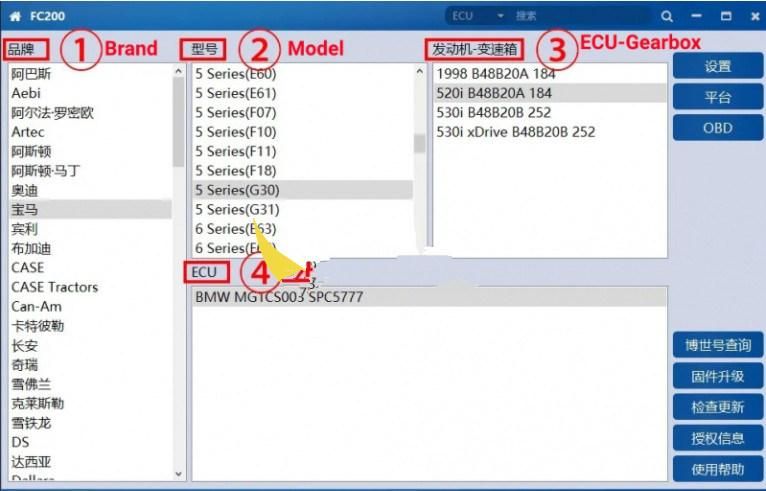 Cg FC200 ECU Programmer Full Version Support 4200 Ecus and 3 Operating Modes Upgrade of At200 Isn OBD Reader Free Update